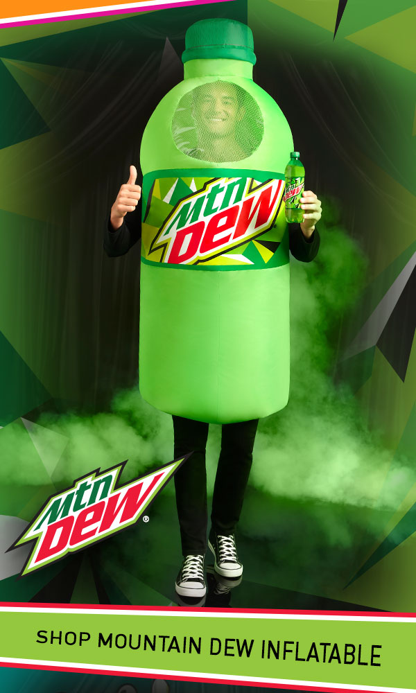 🚨 NEW Mountain Dew costumes! Spirit Halloween